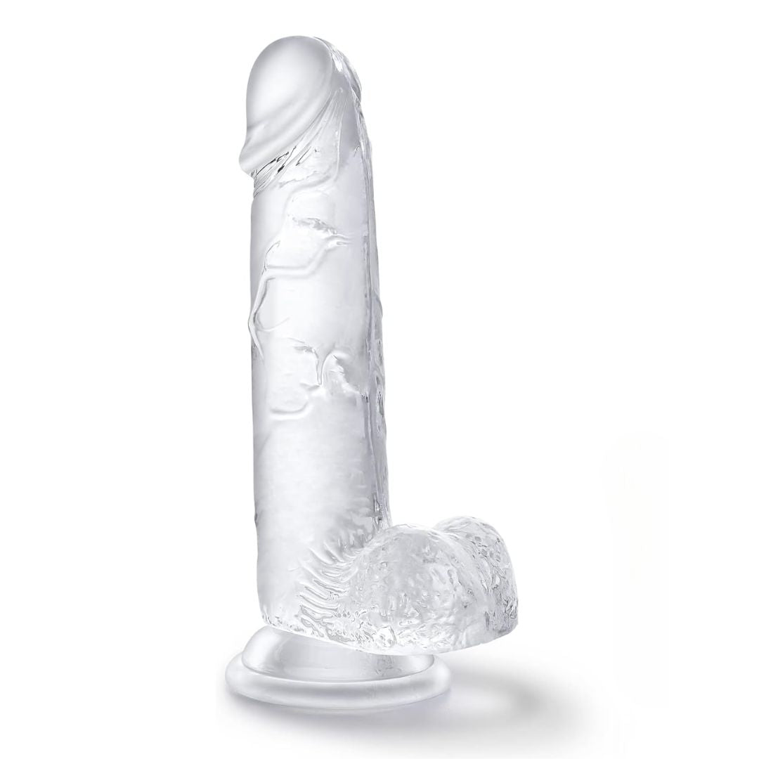 Transparent Dildo Sex Toy for Female | Powerful Suction